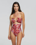 Halter Cut Out One Piece