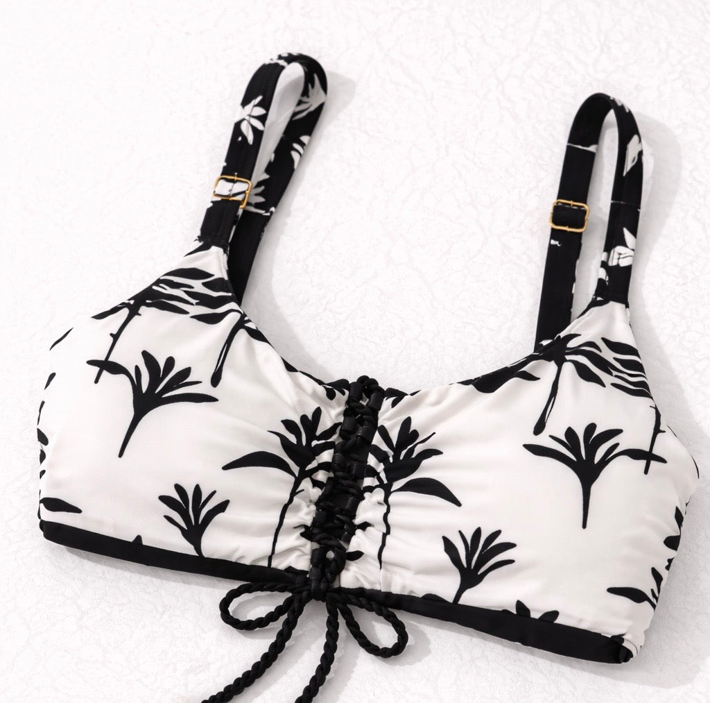 Reversible Lace Front Bralette Top