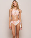 Reversible High Neck Bra Top