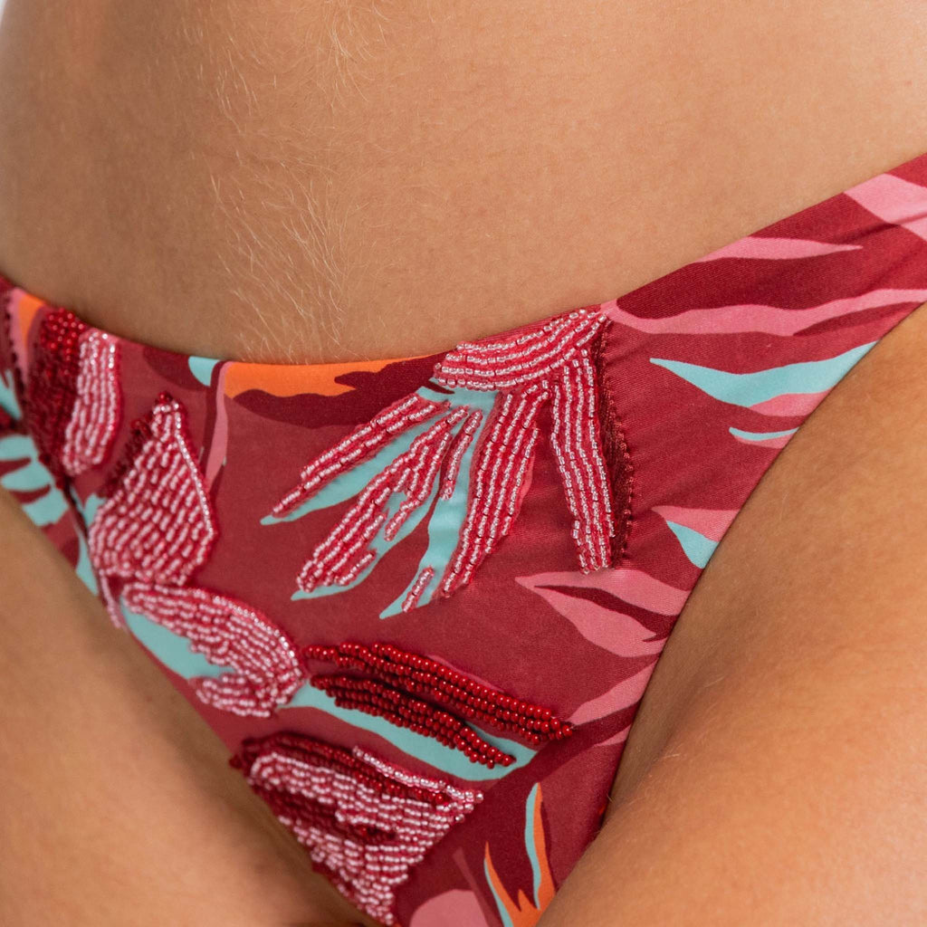 Bikini-Hose mit seitlicher Bindung - Latin Passform